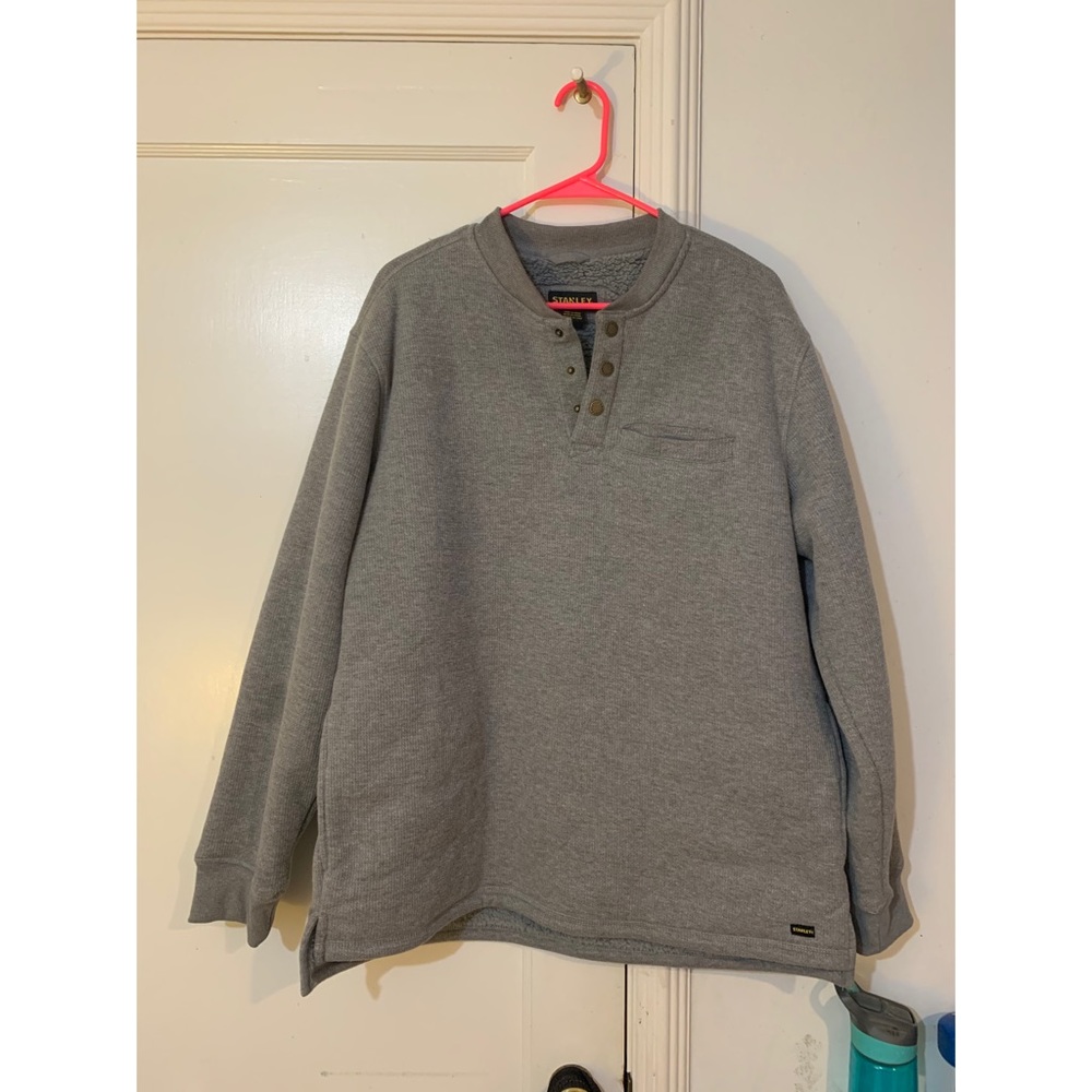 Stanley Sherpa Lined Fleece Henley Sweatshirt